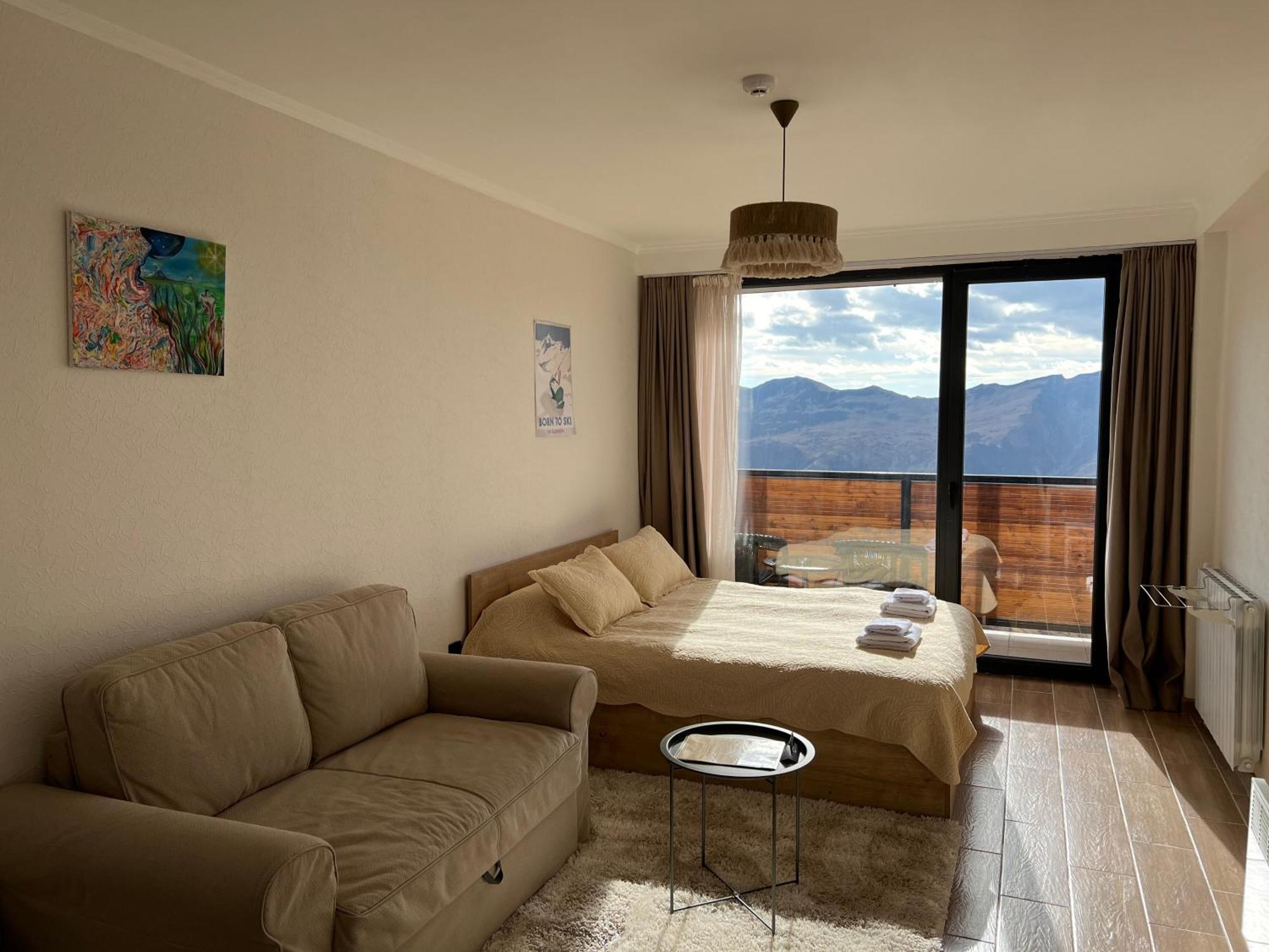 Апартаменты Twins #144 New Gudauri With Mountain View Экстерьер фото